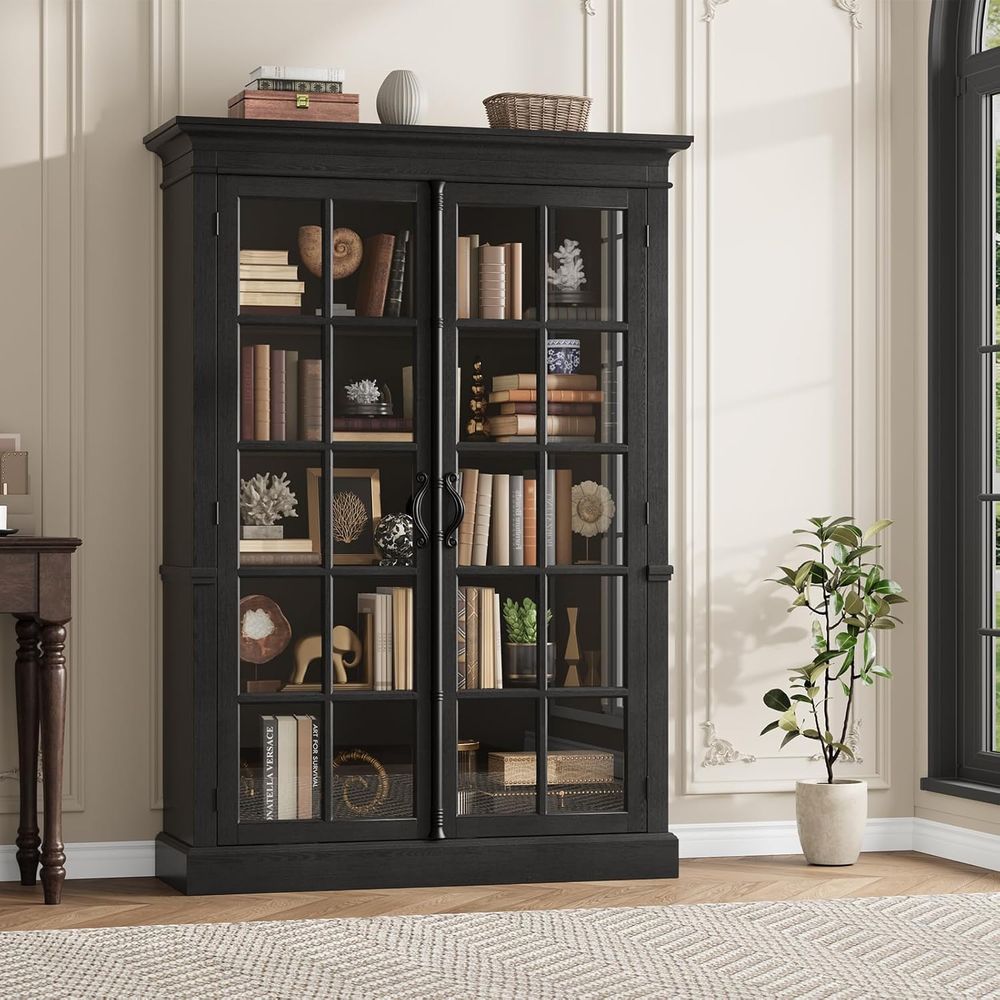 65 Tall Display Cabinet with A - Home & Hotel Textiles Private Limited ulasan dan harga