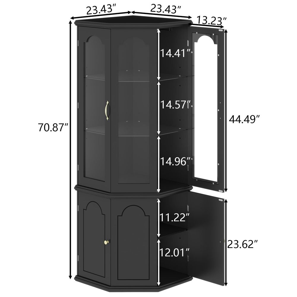Corner Bar Cabinet w LED Light - Home & Hotel Textiles Private Limited ulasan dan harga