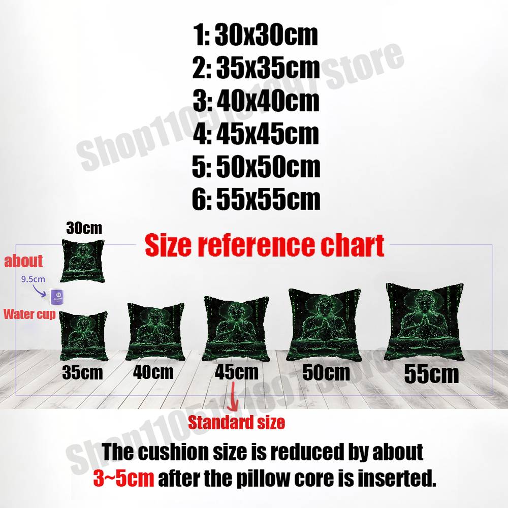 India Buddha Buddhism Throw Pi - Home Textiles India ulasan dan harga